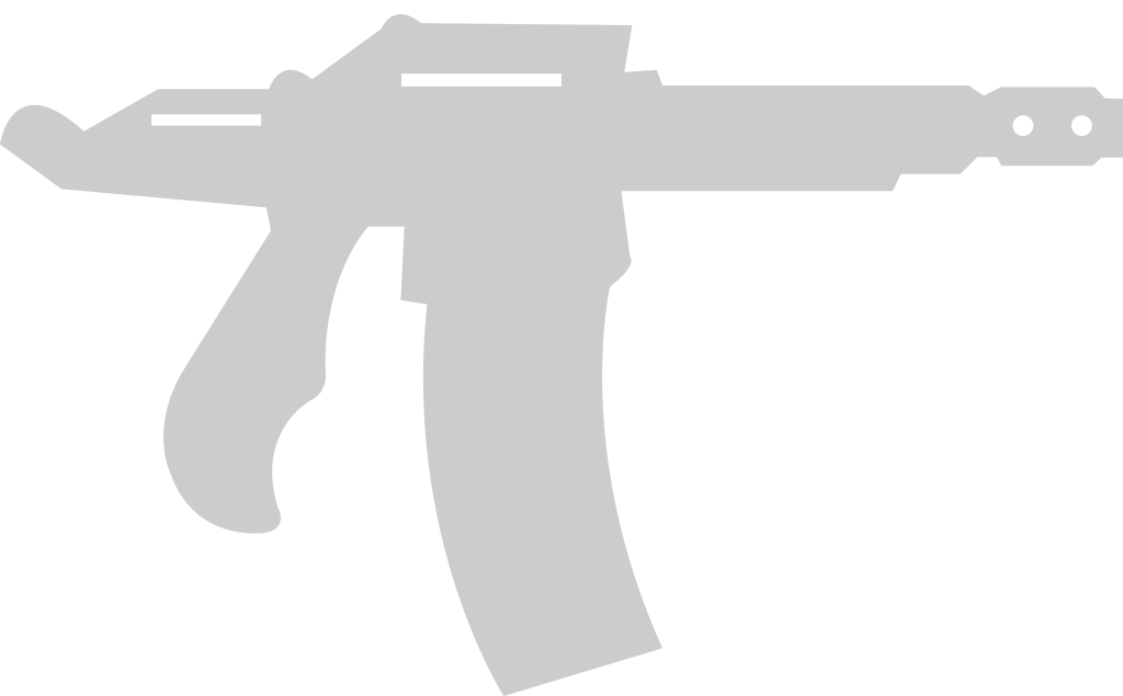 submachine gun vector