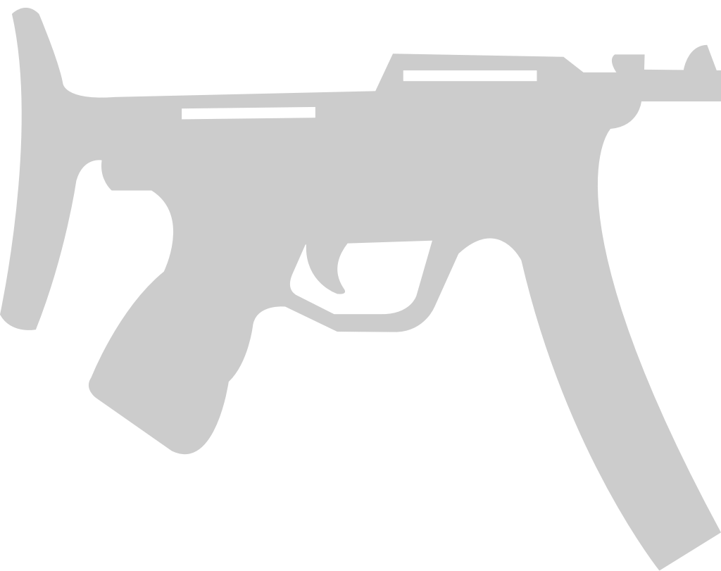 submachine gun vector