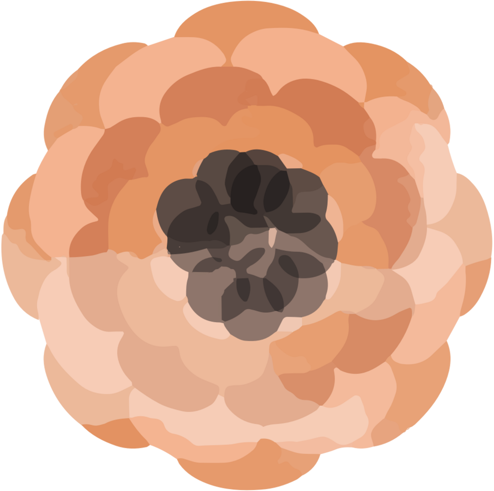 Flower watercolor vector