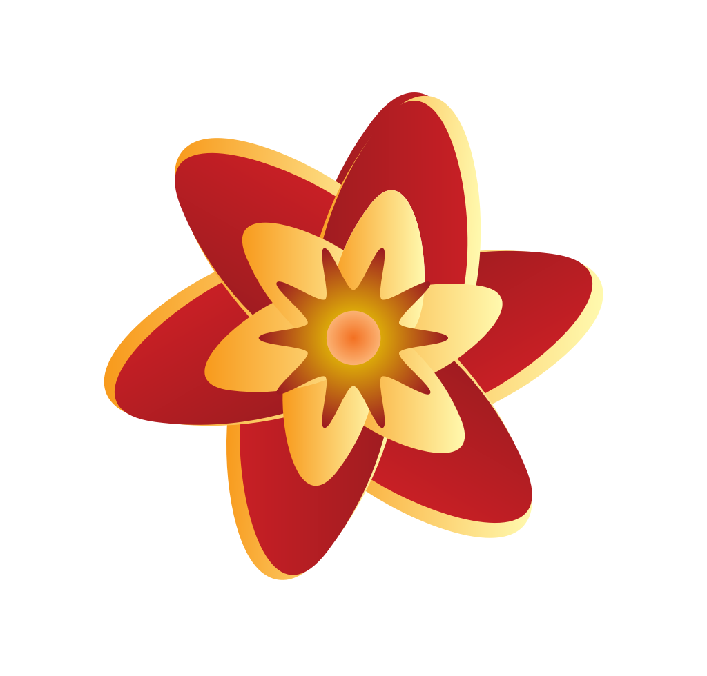 flor polinesia vector