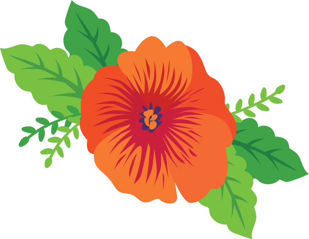 Colorful pansy flower vector
