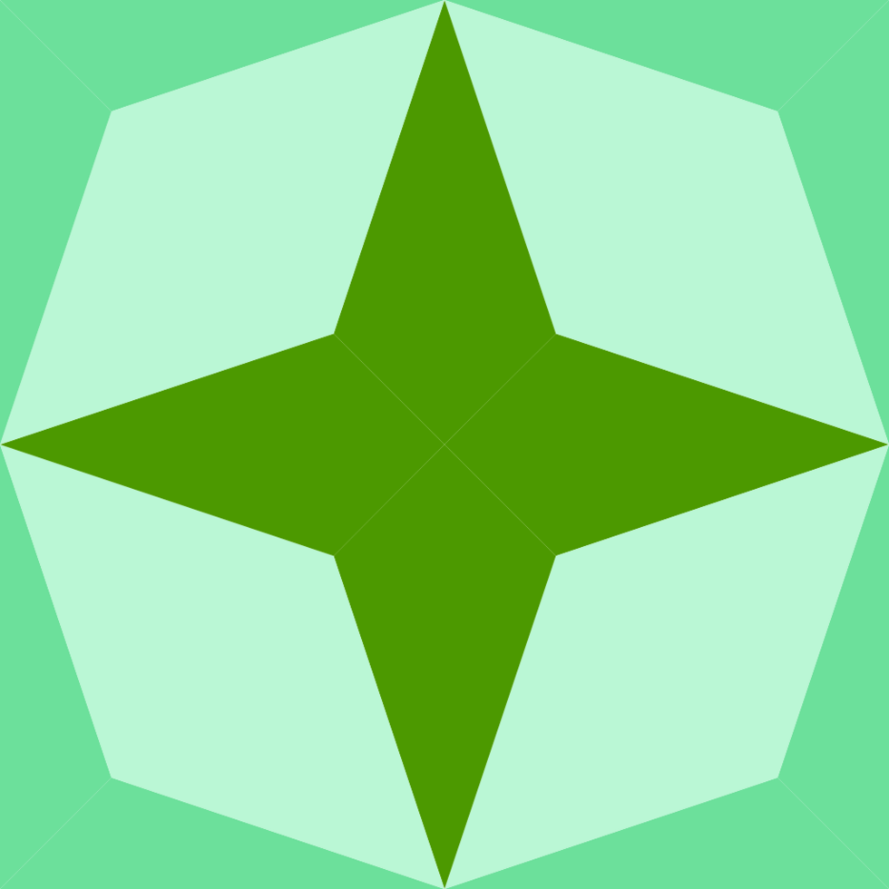 Geometric tile pattern vector