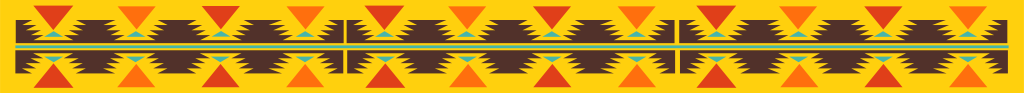 Geometric native border vector