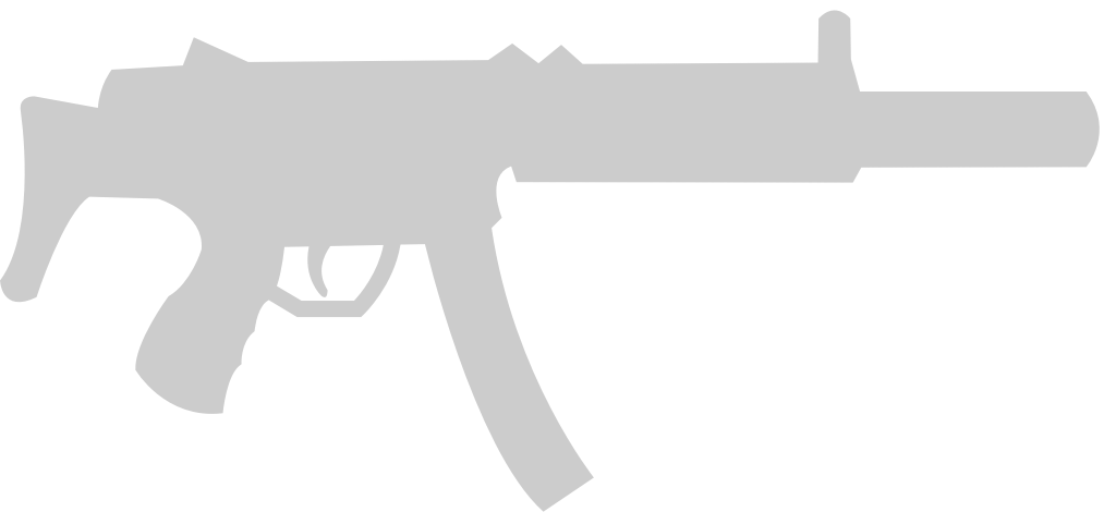 submachine gun vector