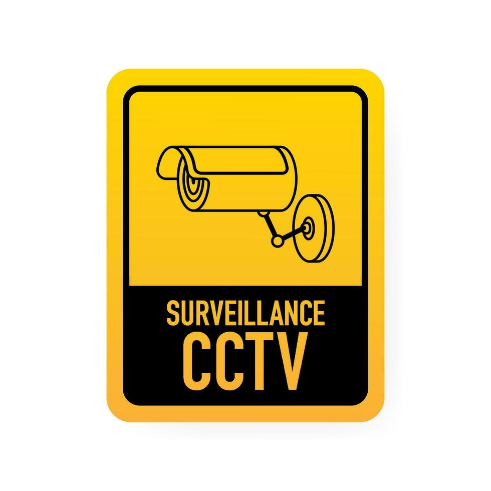 CCTV in operation. Security video, great design for any purposes. Isometric vector illustration. Security protection concept