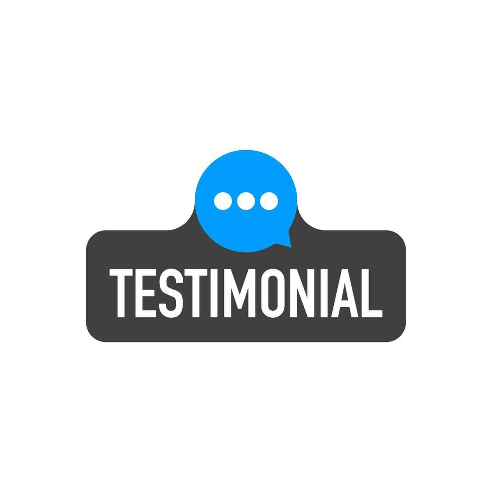 web testimonial icono diseño elemento vector