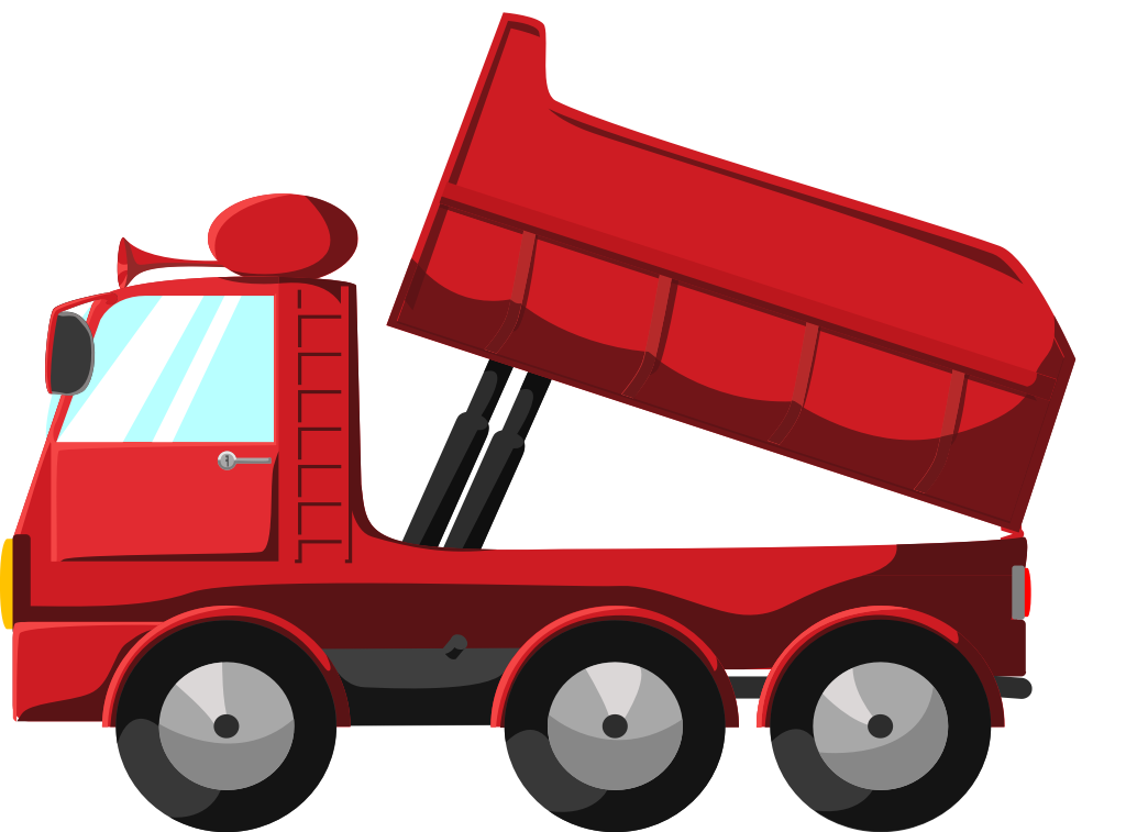 dump truck vector