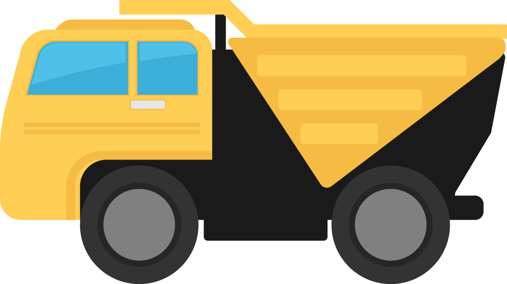 dump truck vector