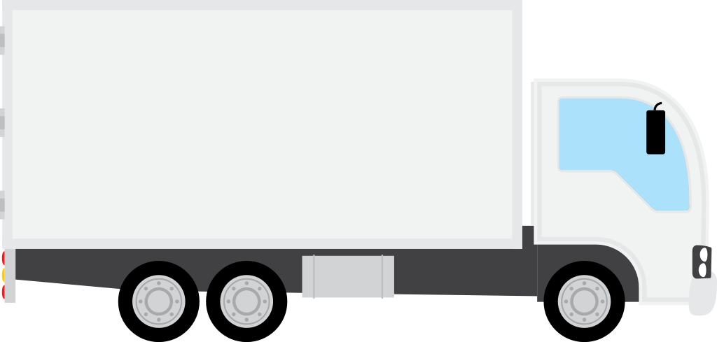 box truck vector