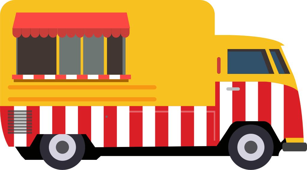food truck vector