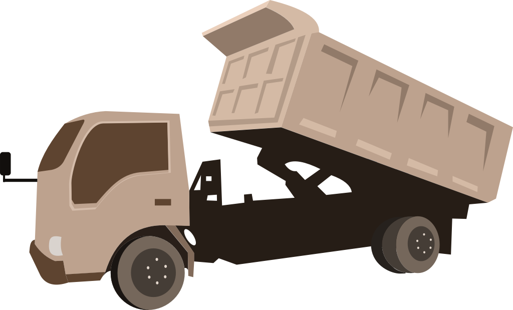 dump truck vector