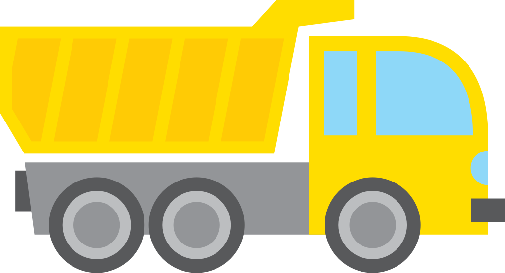 dump truck vector