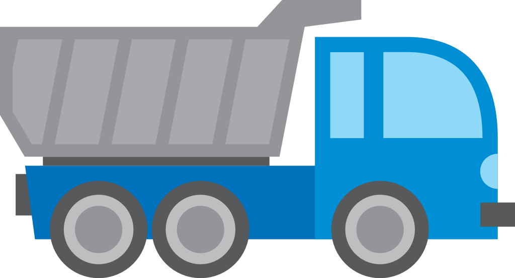 dump truck vector