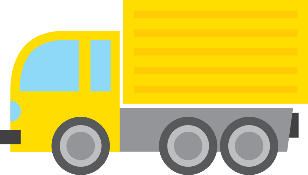 box truck vector