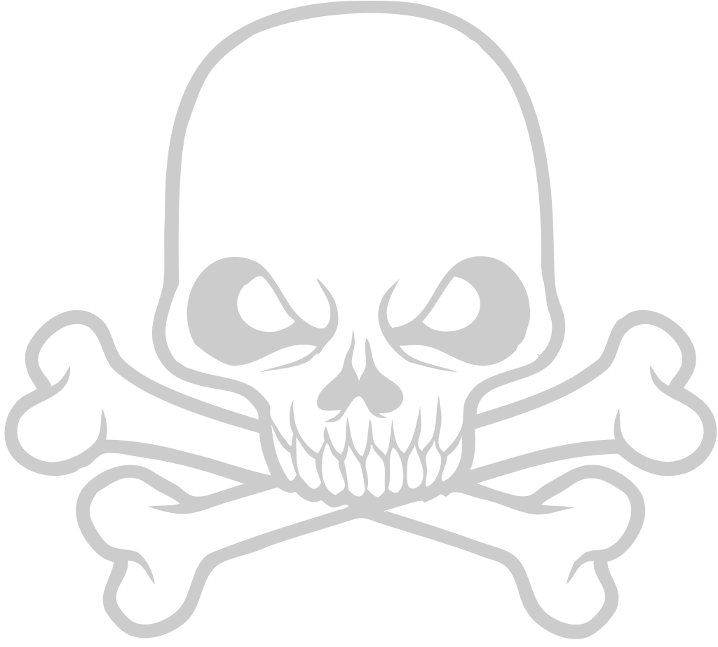 skull and bones vector