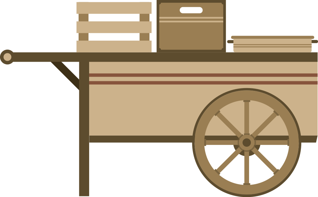 food trailer vector