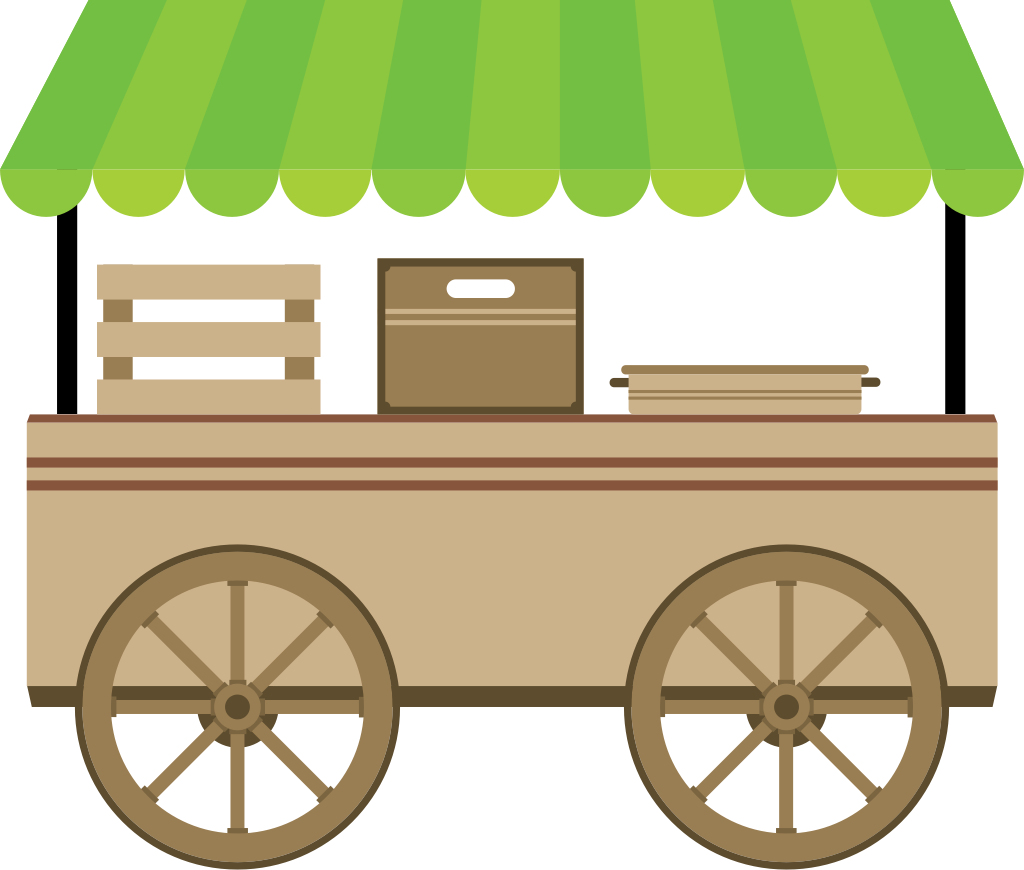 food trailer vector