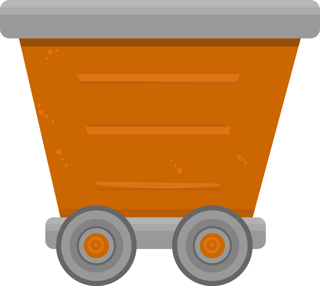 Mine Trailer vector