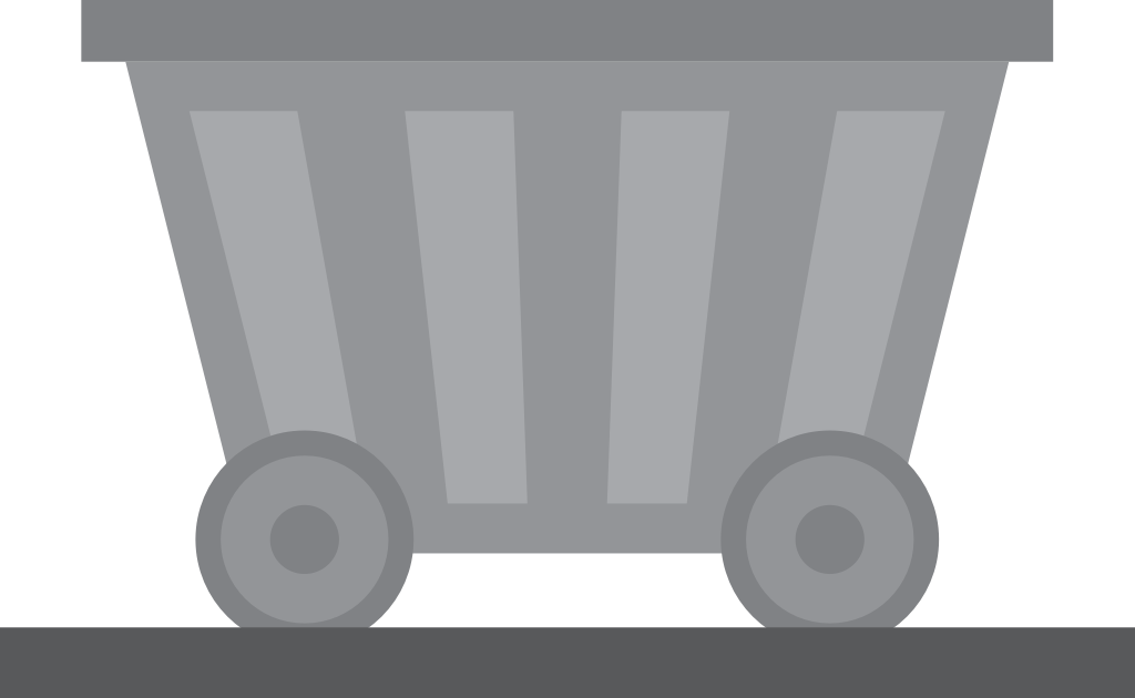 Mine Trailer vector