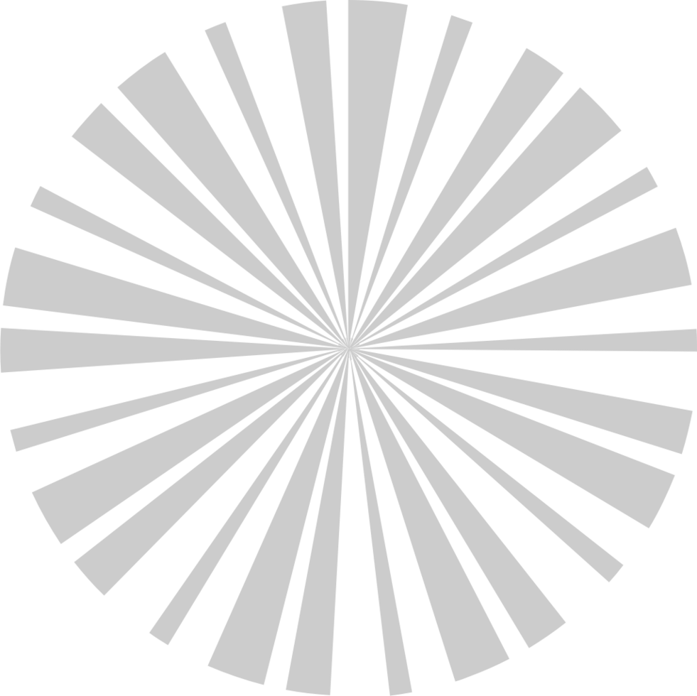 Geometric sunburst vector