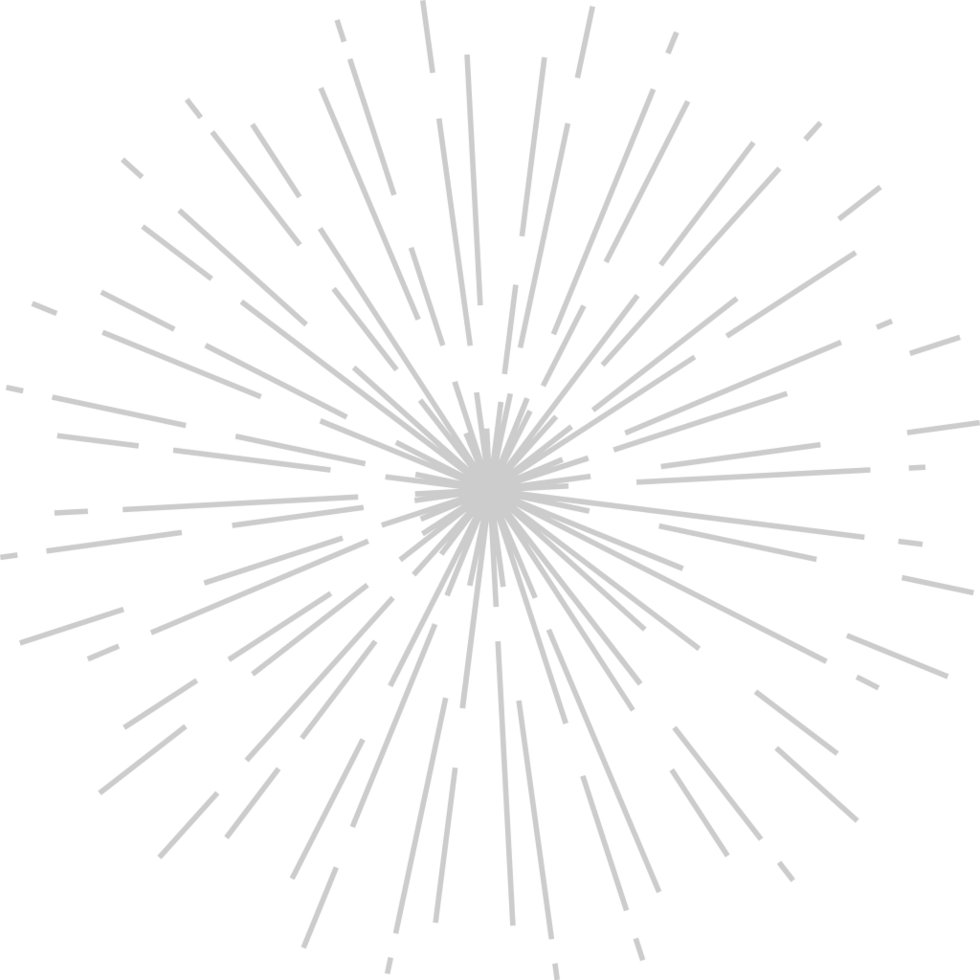 Geometric sunburst shape vector