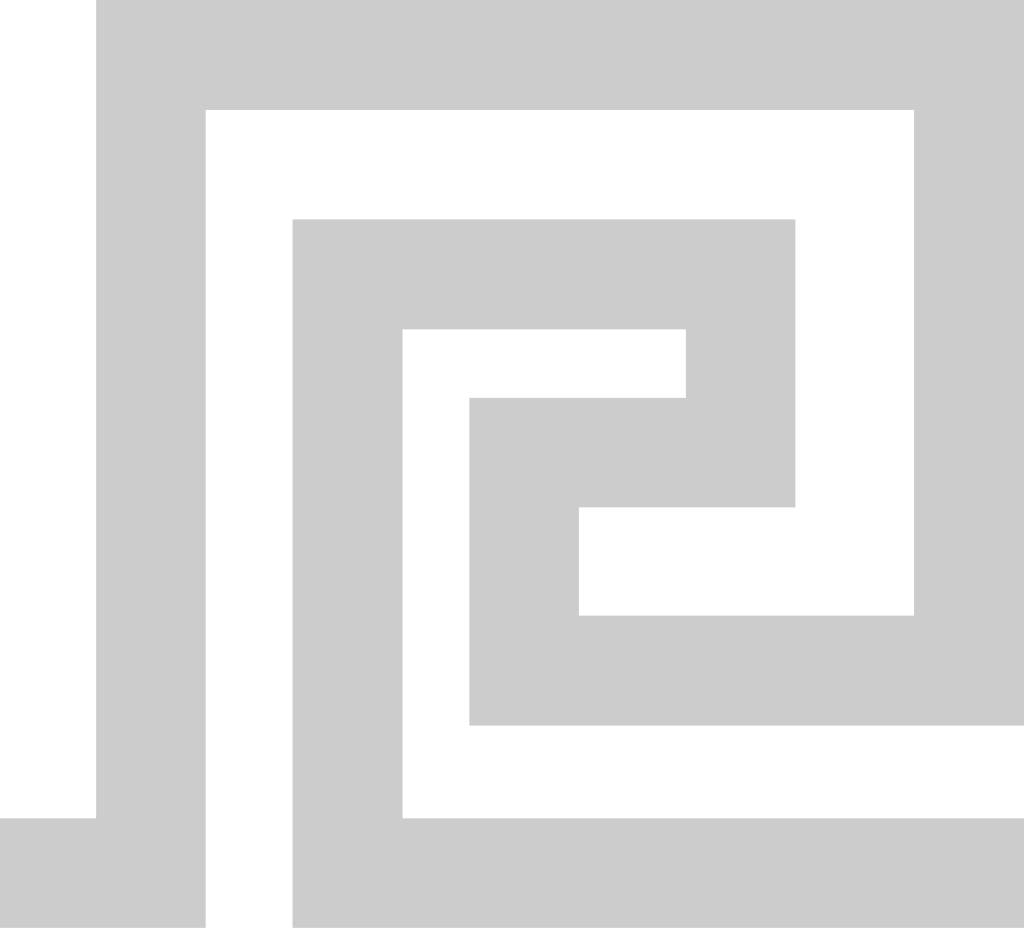 Geometric greek key pattern vector