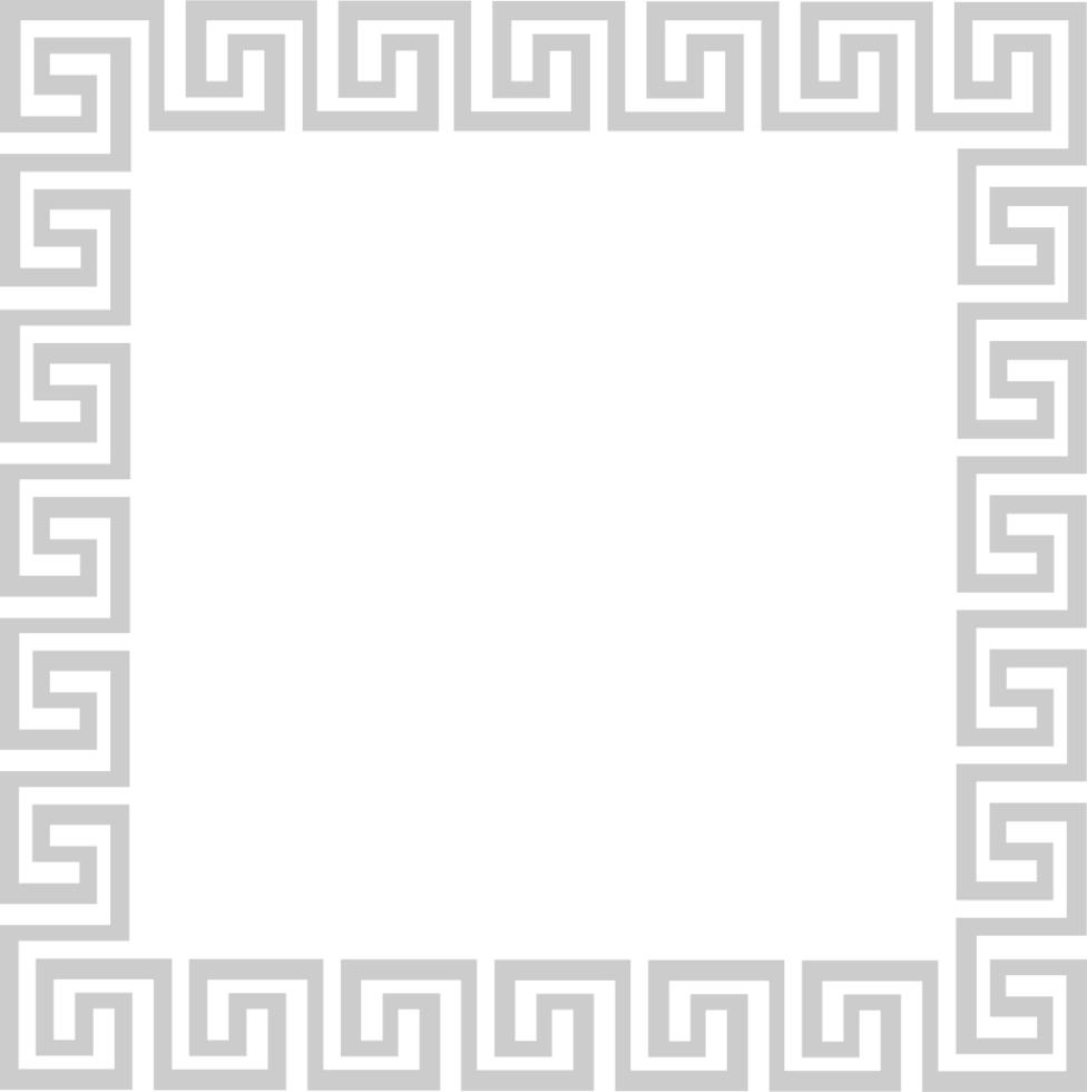 Geometric greek key pattern vector