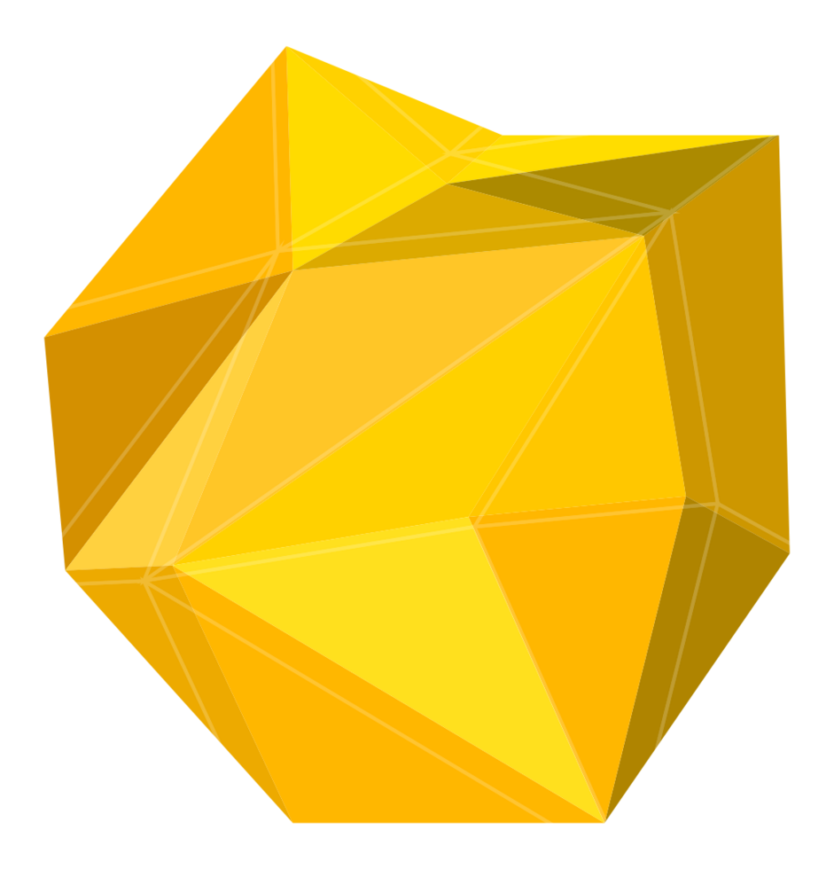 Geometric polygonal abstract shape vector