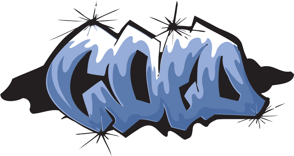 Graffiti typography vector