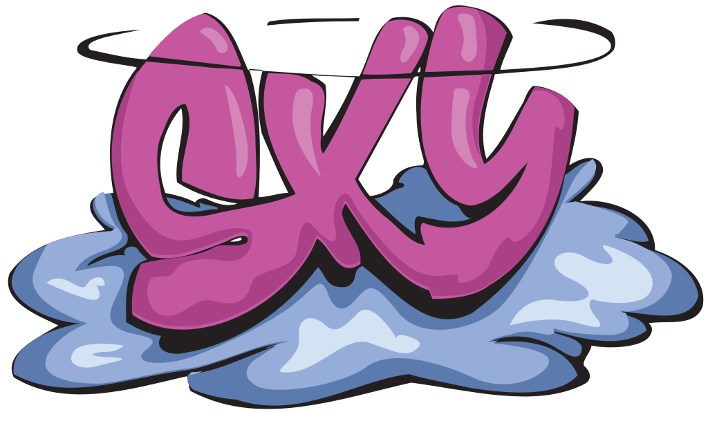 Graffiti typography vector