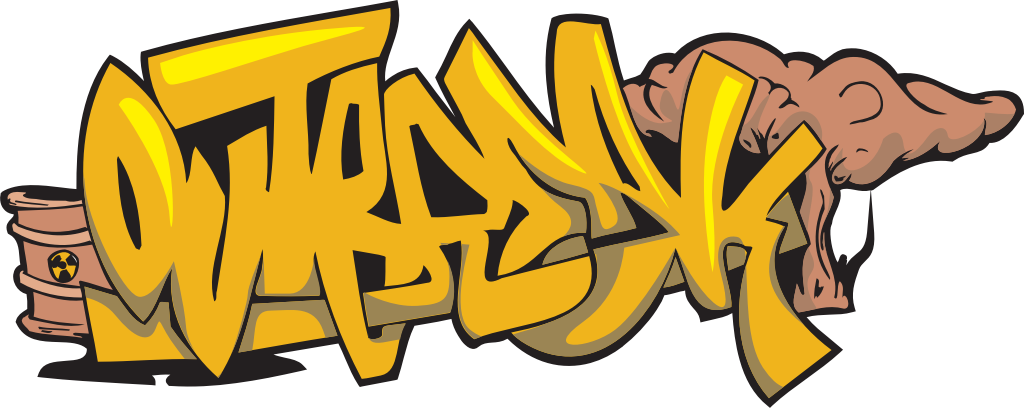 Graffiti typography vector