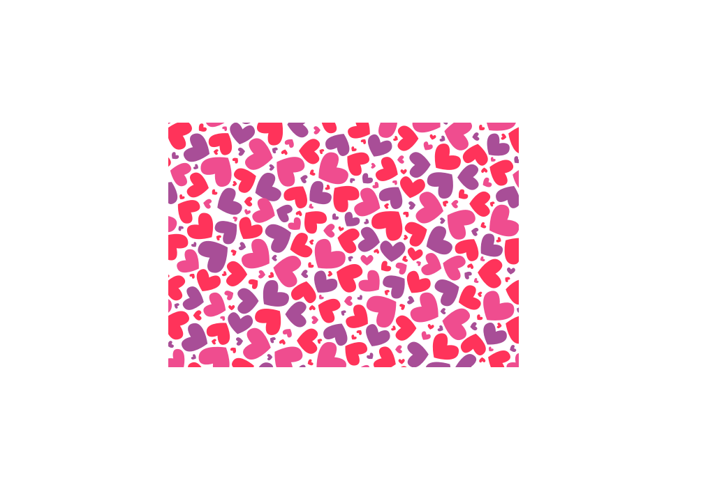 Heart pattern vector