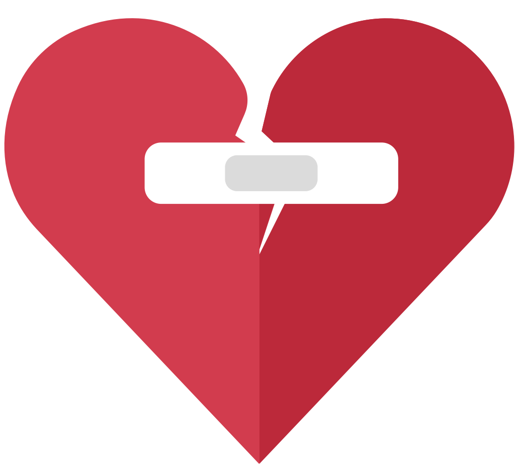Heart hurt vector