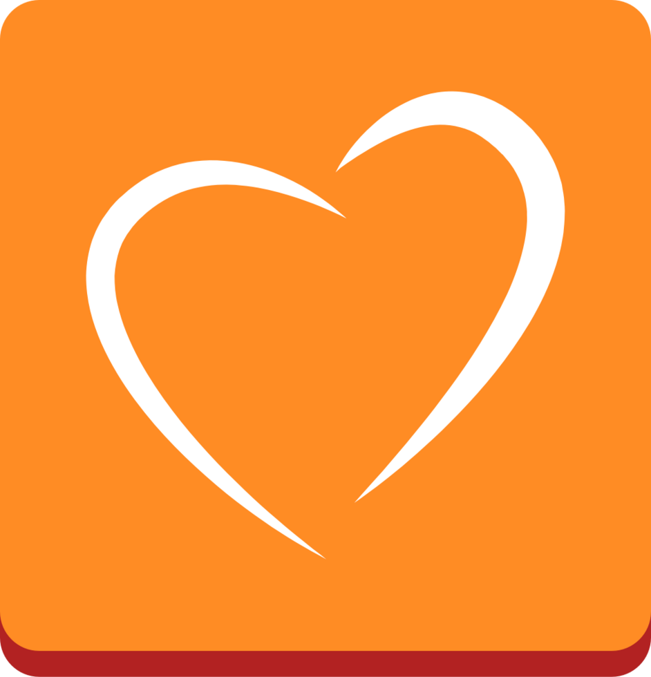 Heart icon line art vector
