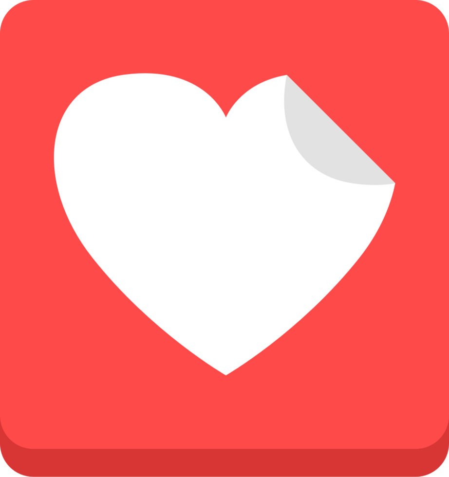 Heart flip vector