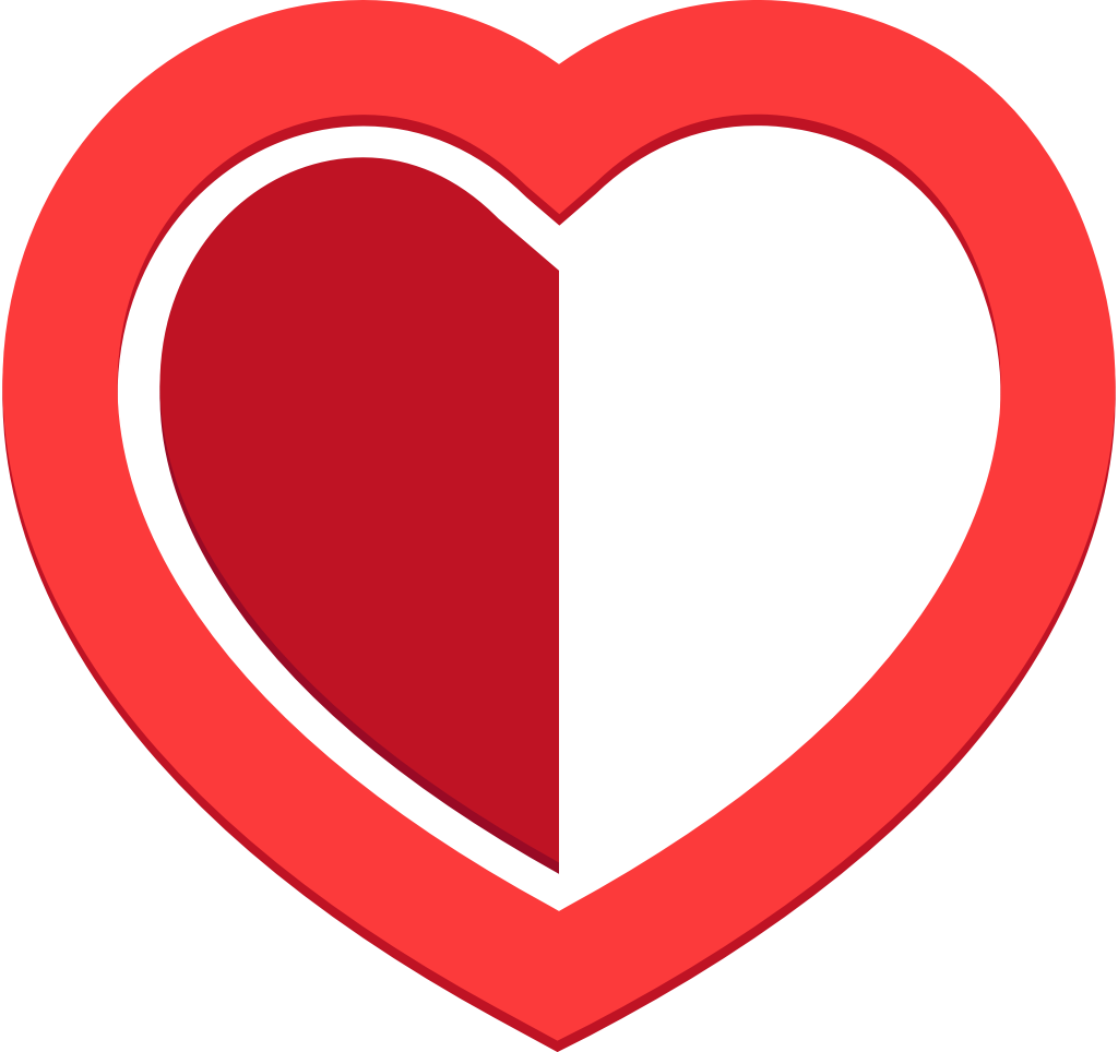 Heart logo vector