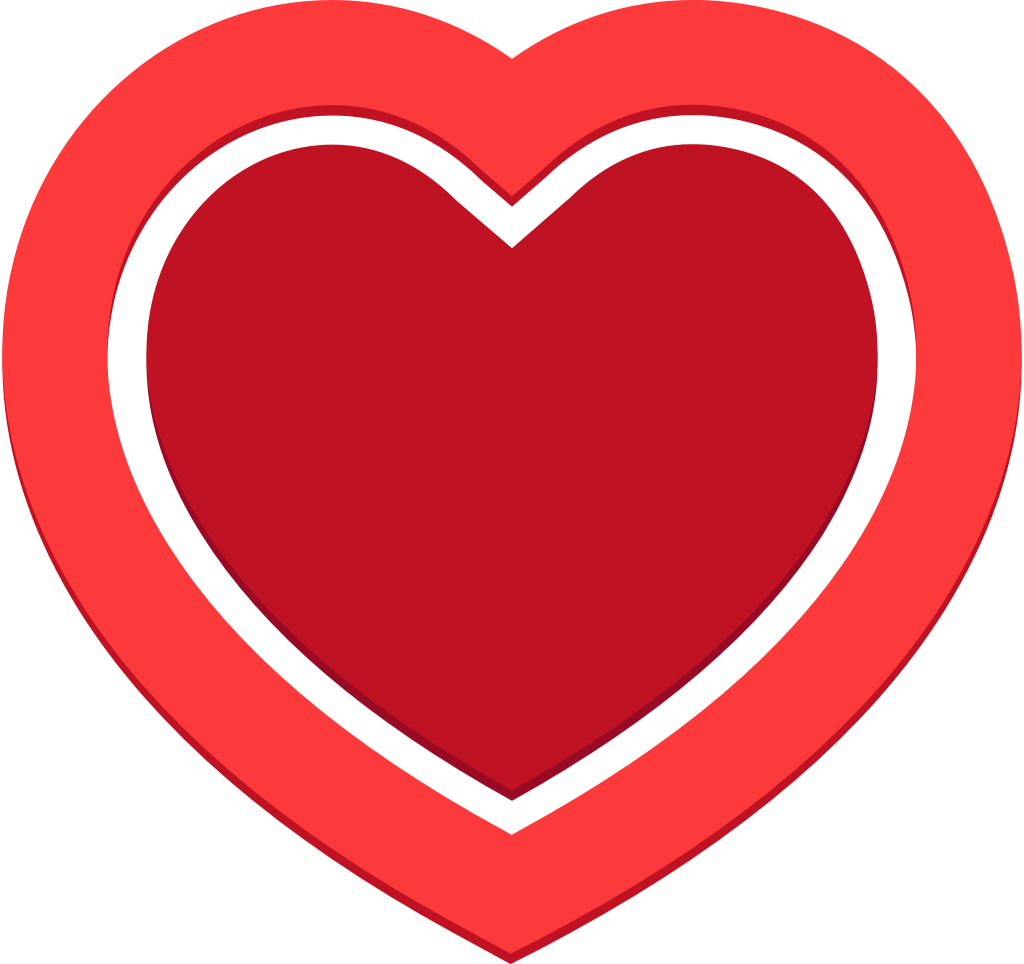 logotipo del corazón vector