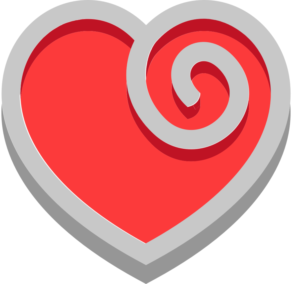 logotipo del corazón vector