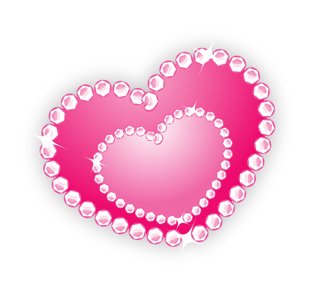 Heart diamond vector