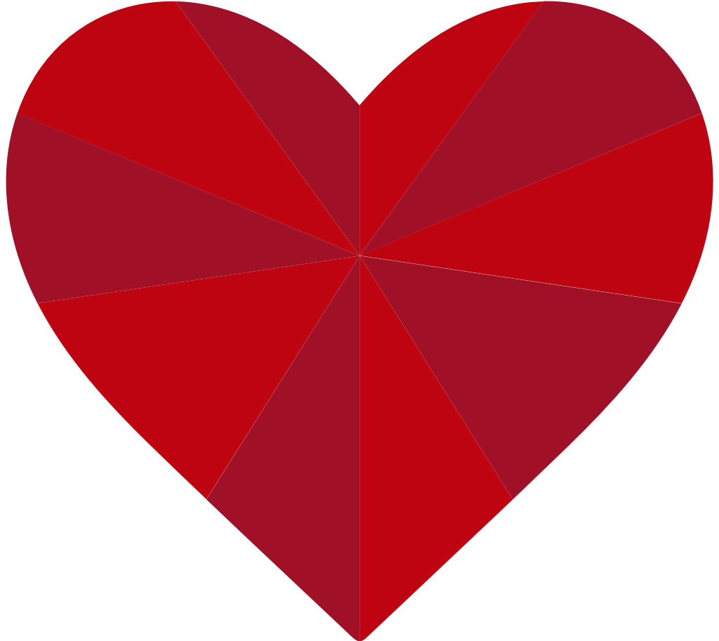 Heart abstract logo vector