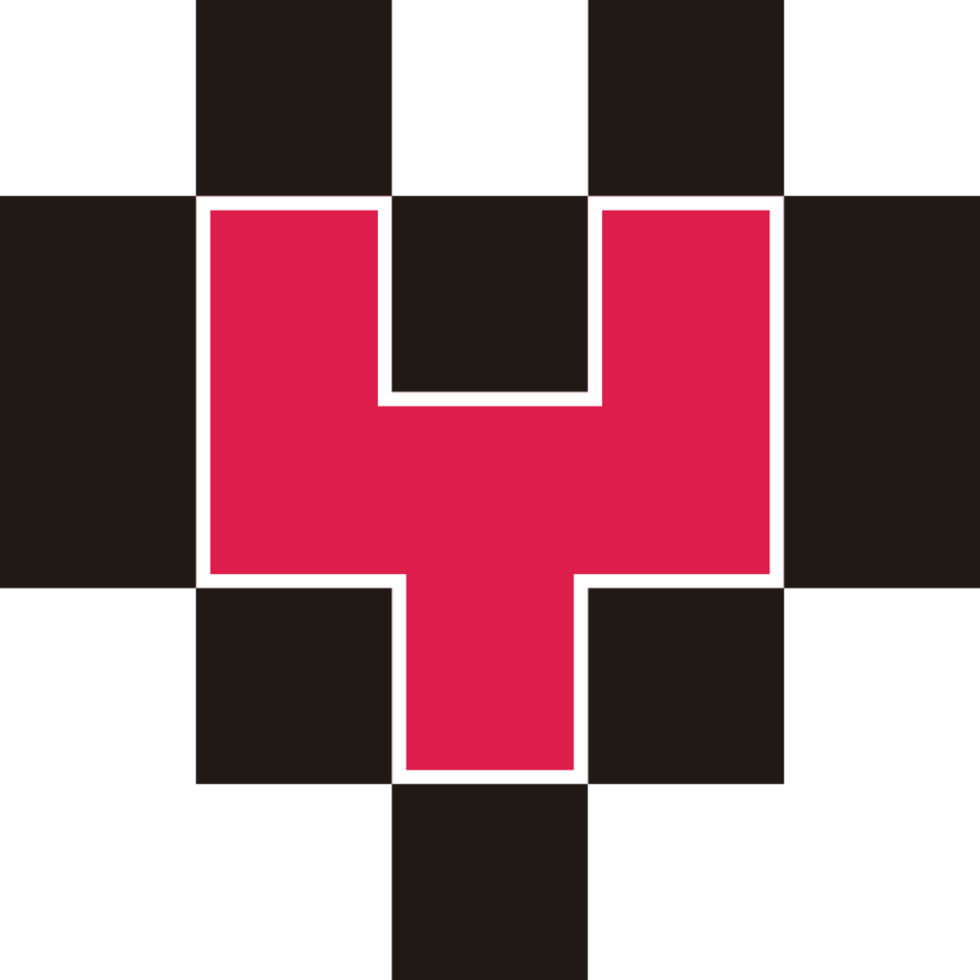 Heart pixelate vector