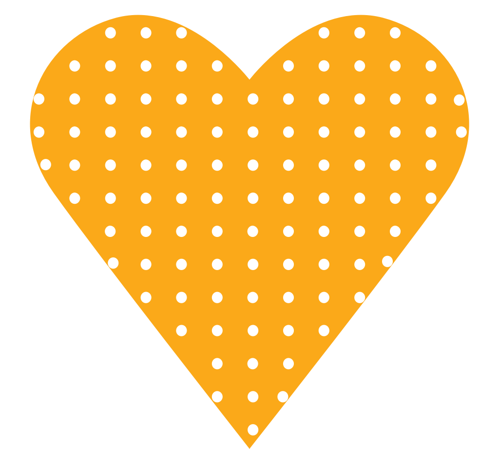 Heart with pattern vector