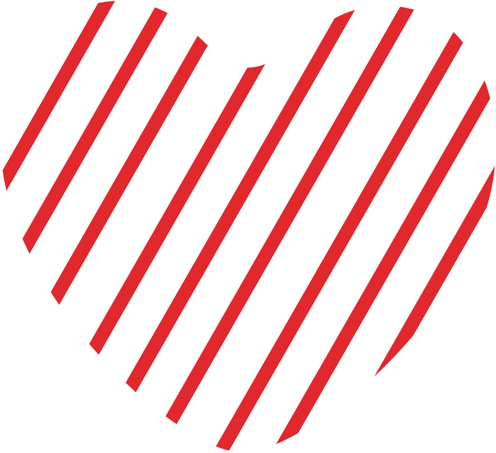 Heart with pattern vector