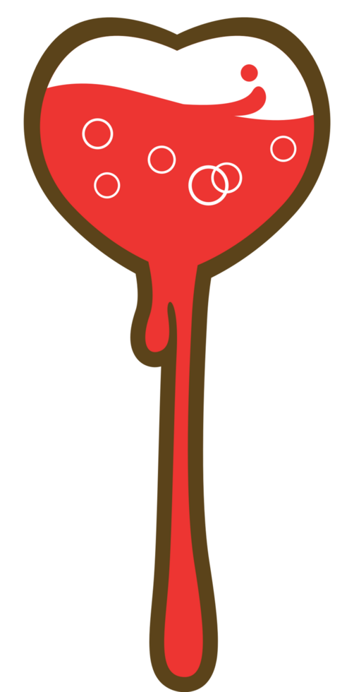 Liquid dripping from heart  vector