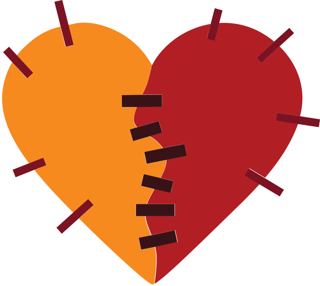 Heart patch vector