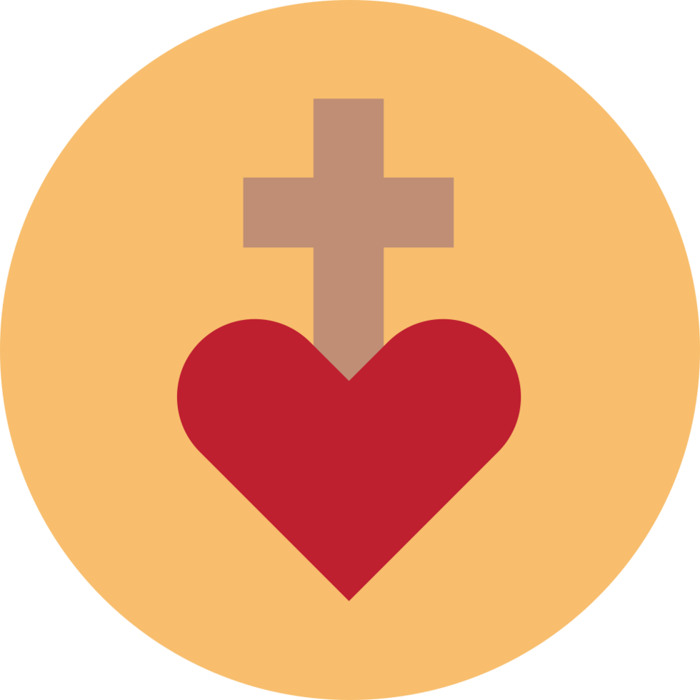 Sacred heart vector