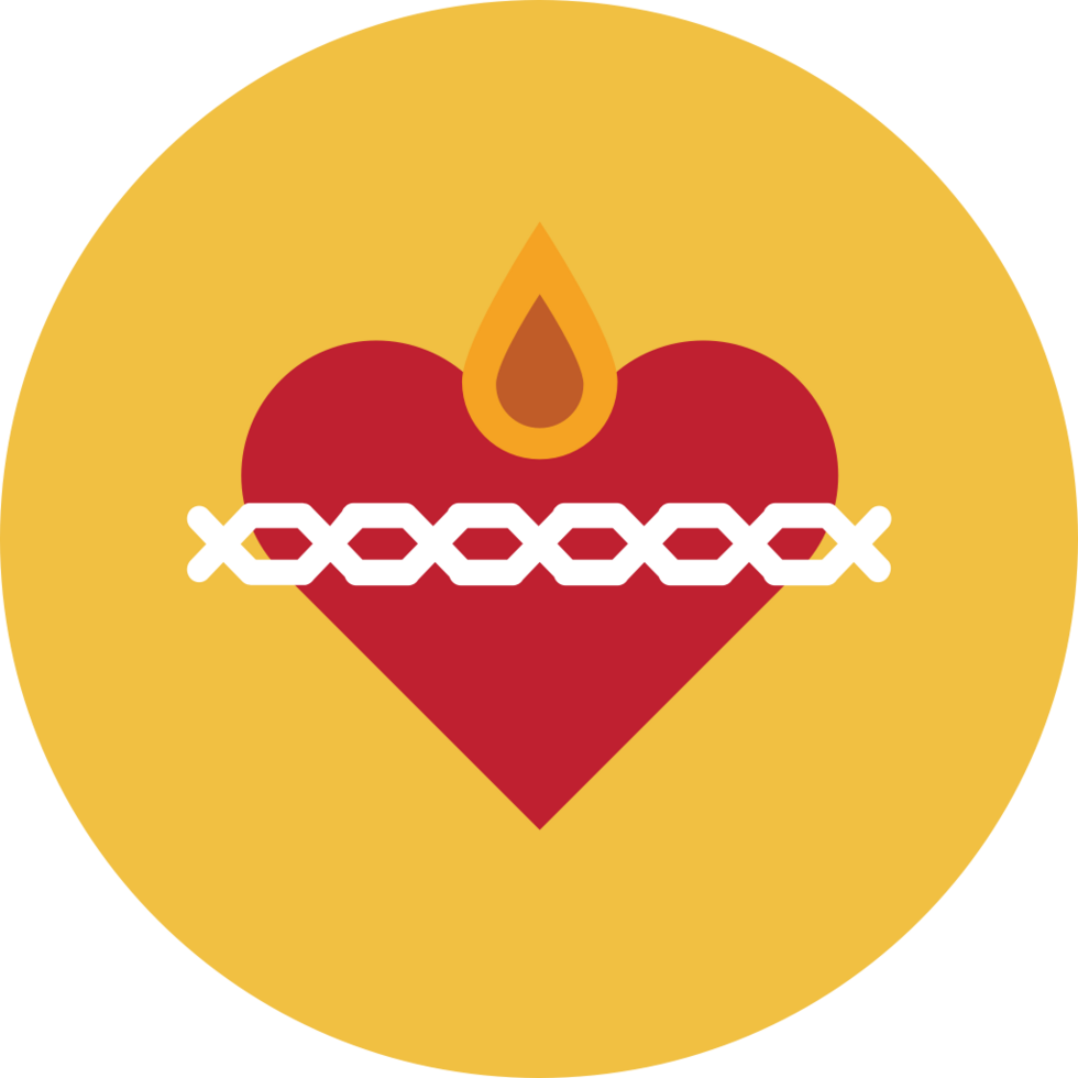 Sacred heart vector