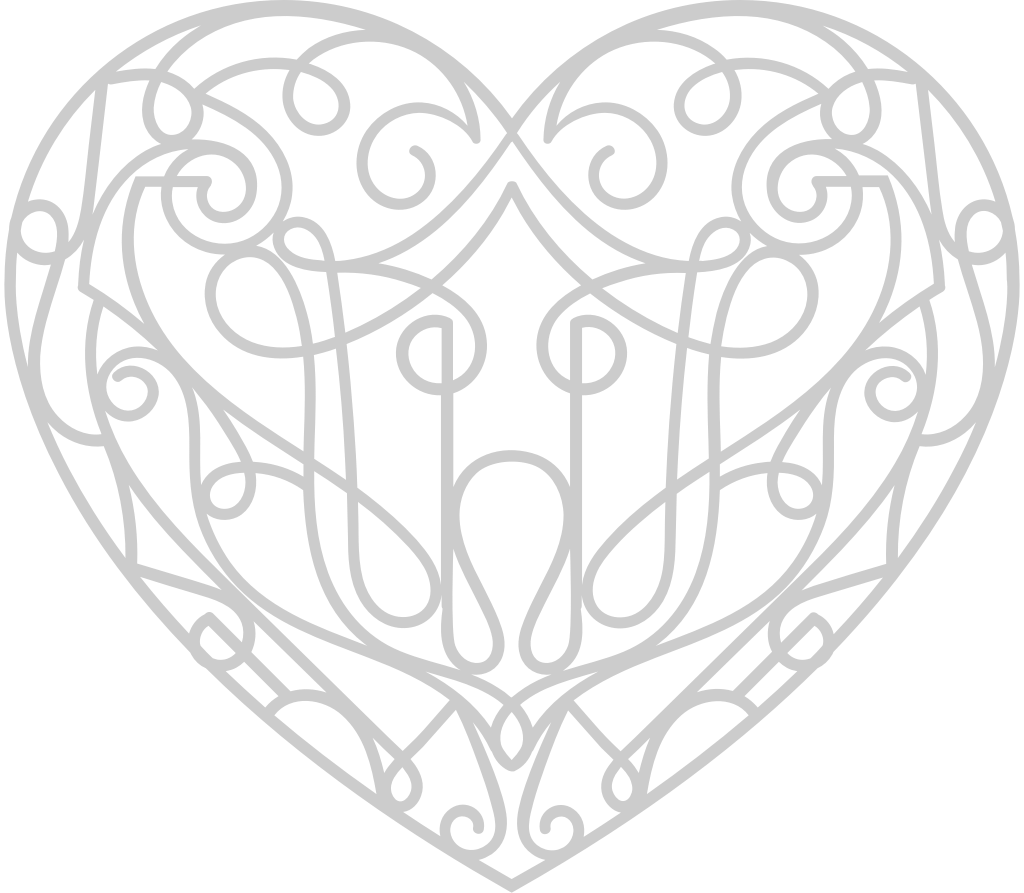 Heart ornamental vector