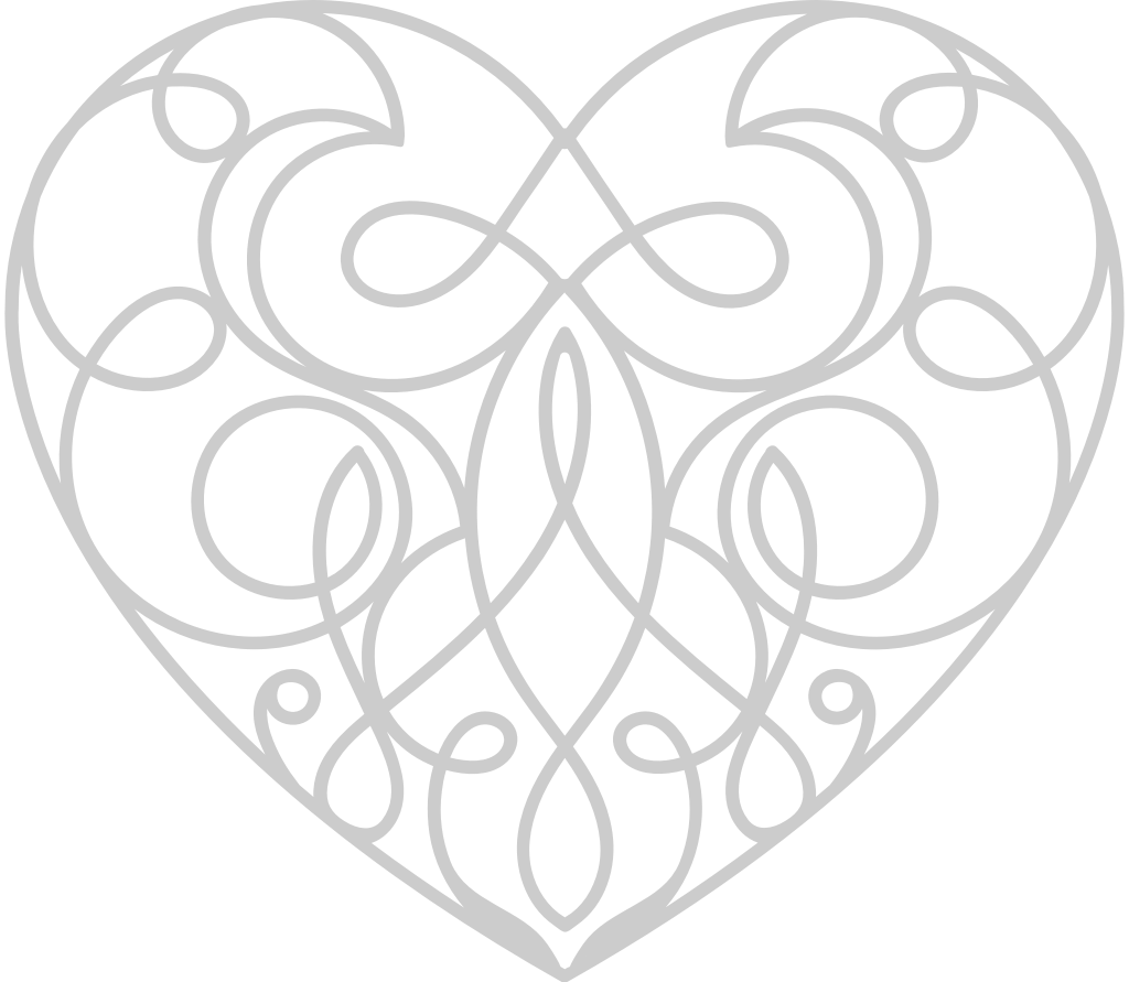 Heart ornamental vector