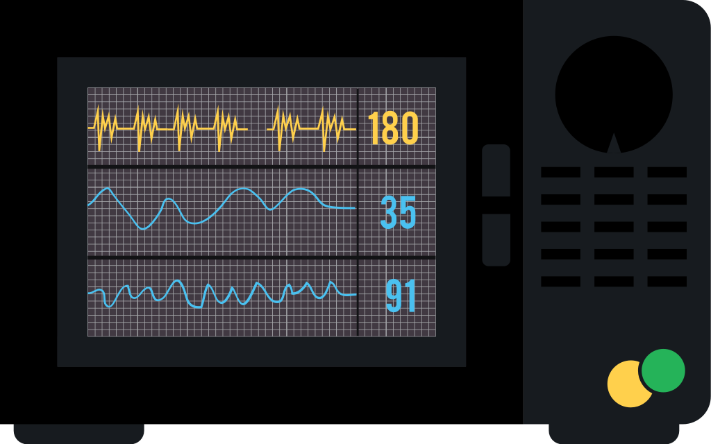 Heart monitor vector